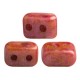 Les perles par Puca® Ios Perlen Opaque rose spotted 02010/65327